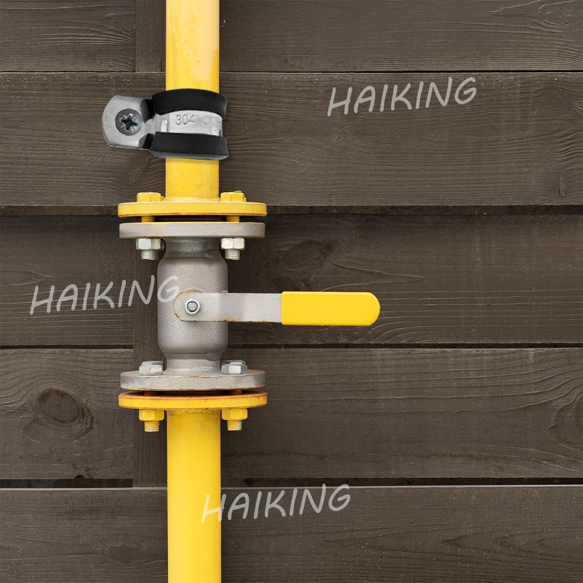 HAIKING Stainless Steel Cushioned R Shape Clamps, 20 PCS Insulated Wire Clamps for Protecting Pipes, Cables (15 Mm/0.59 In) image number 6