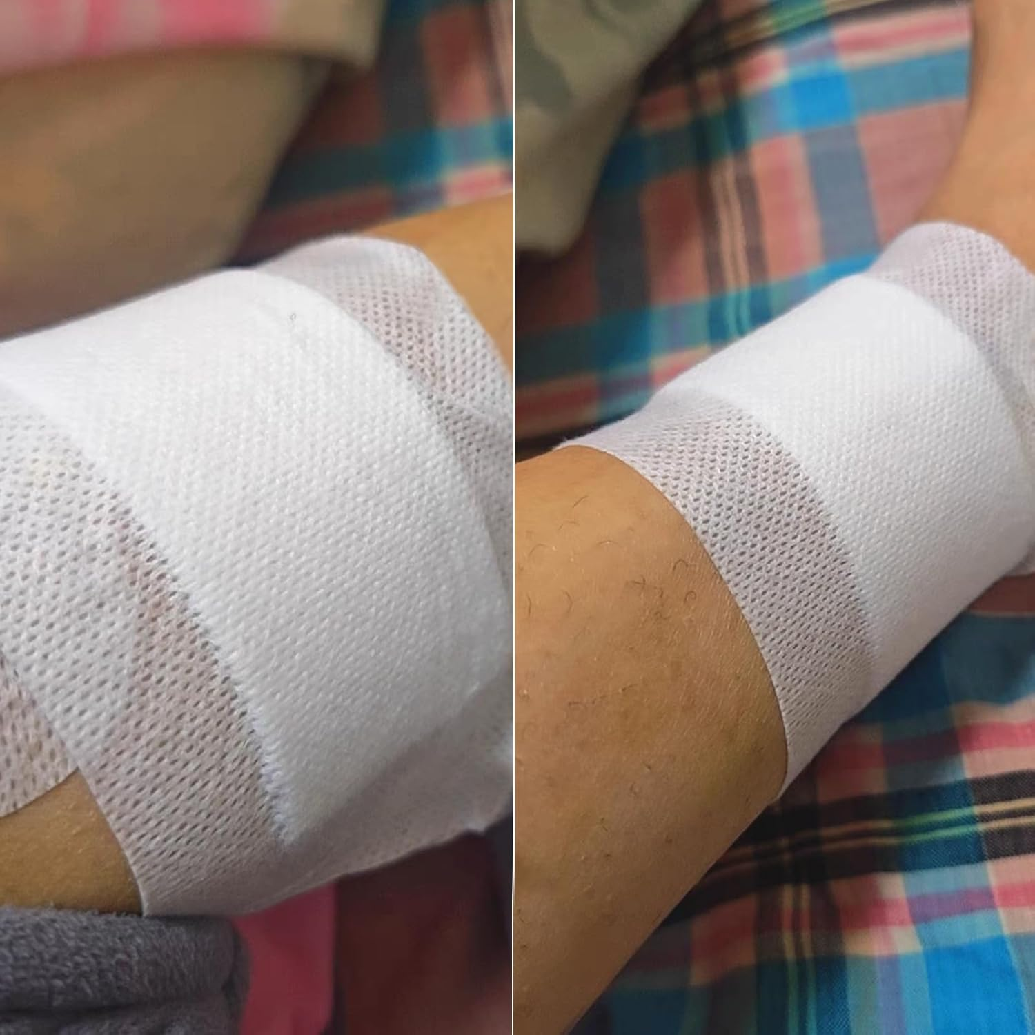 Wound Dressings Adhesive, Large Dressing Pads Padding with Absorbent Patch, Individually Wrapped(10 X 25Cm, 10 Pack)