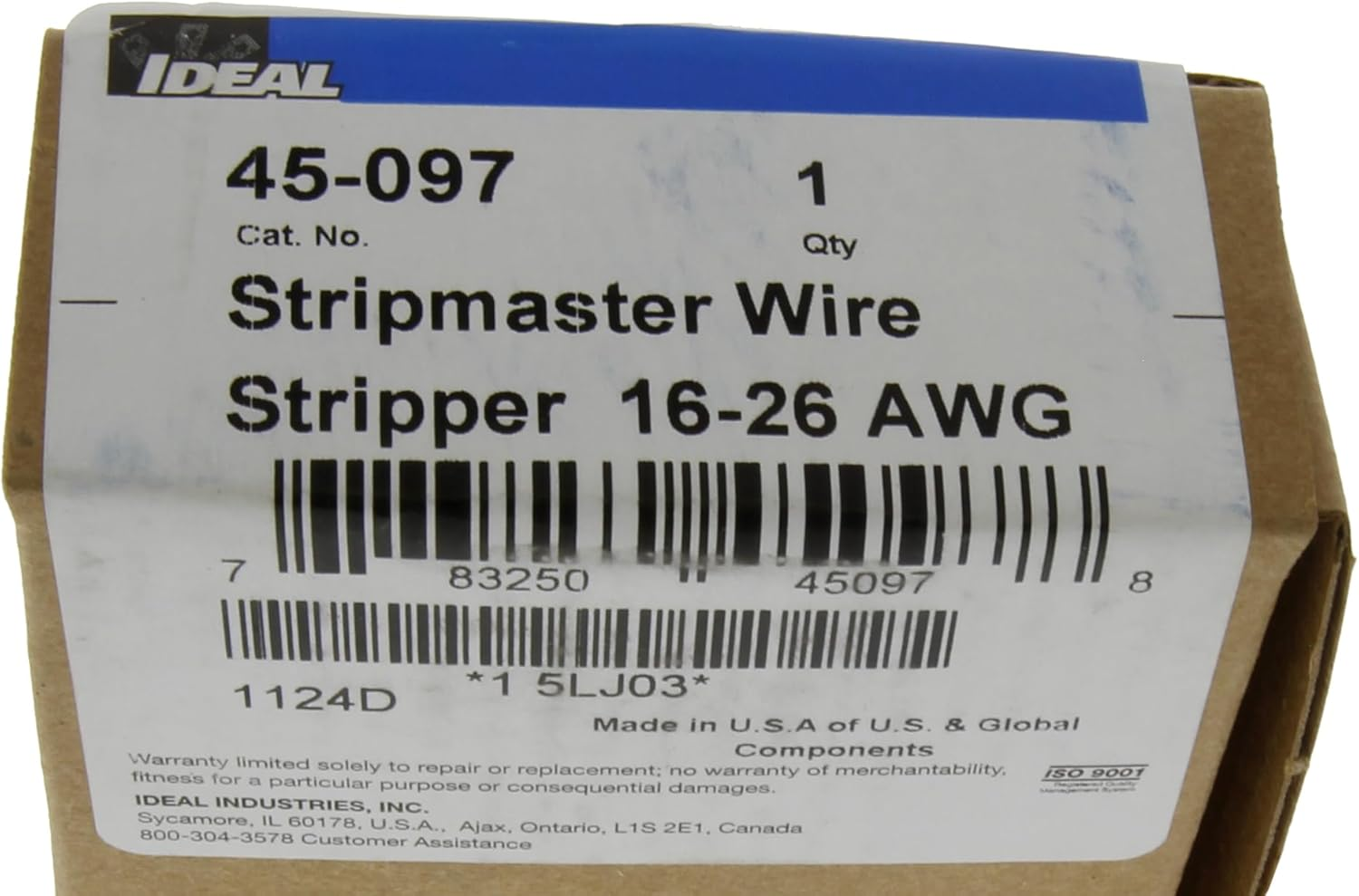 Ideal Industries Stripmaster Wire Stripper, 16 to #26 AWG image number 2