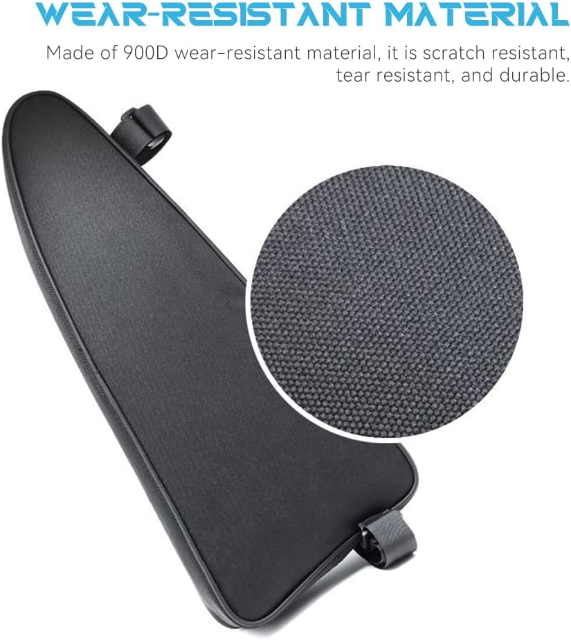 Kytpyi Bike Frame Bag, Bike Bag, 2L Large Capacity Bike Triangle Frame Bag, Waterproof Reflective Bicycle Handlebar Front Tube Saddle Storage Bag, Bike Triangle Bag for Mountain Bike Road Bike