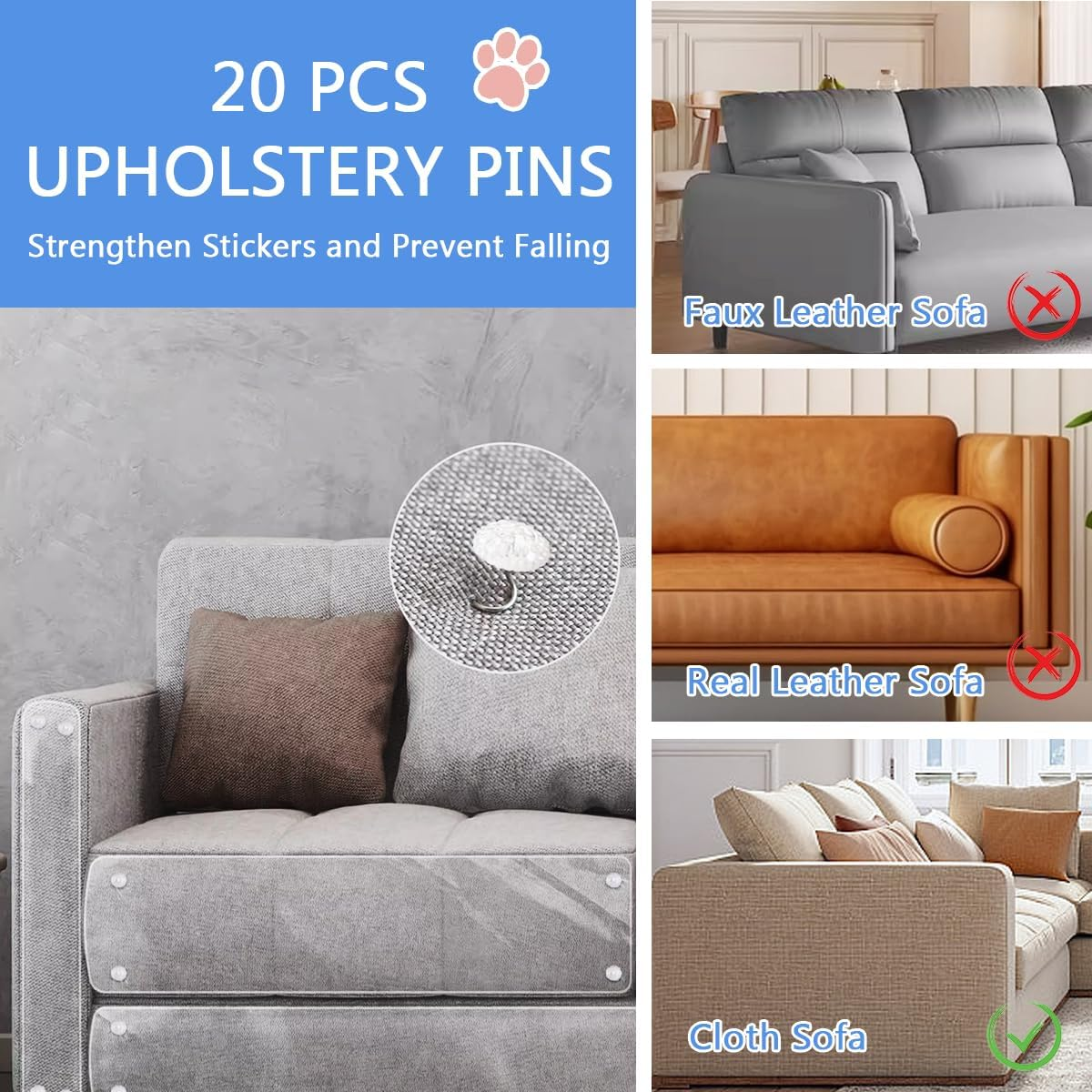 Sofa Cat Protector 30Cm X 5M Cat Scratch Protector for Cat Sofa Transparent Scratch Protector Sofa Carpet image number 1