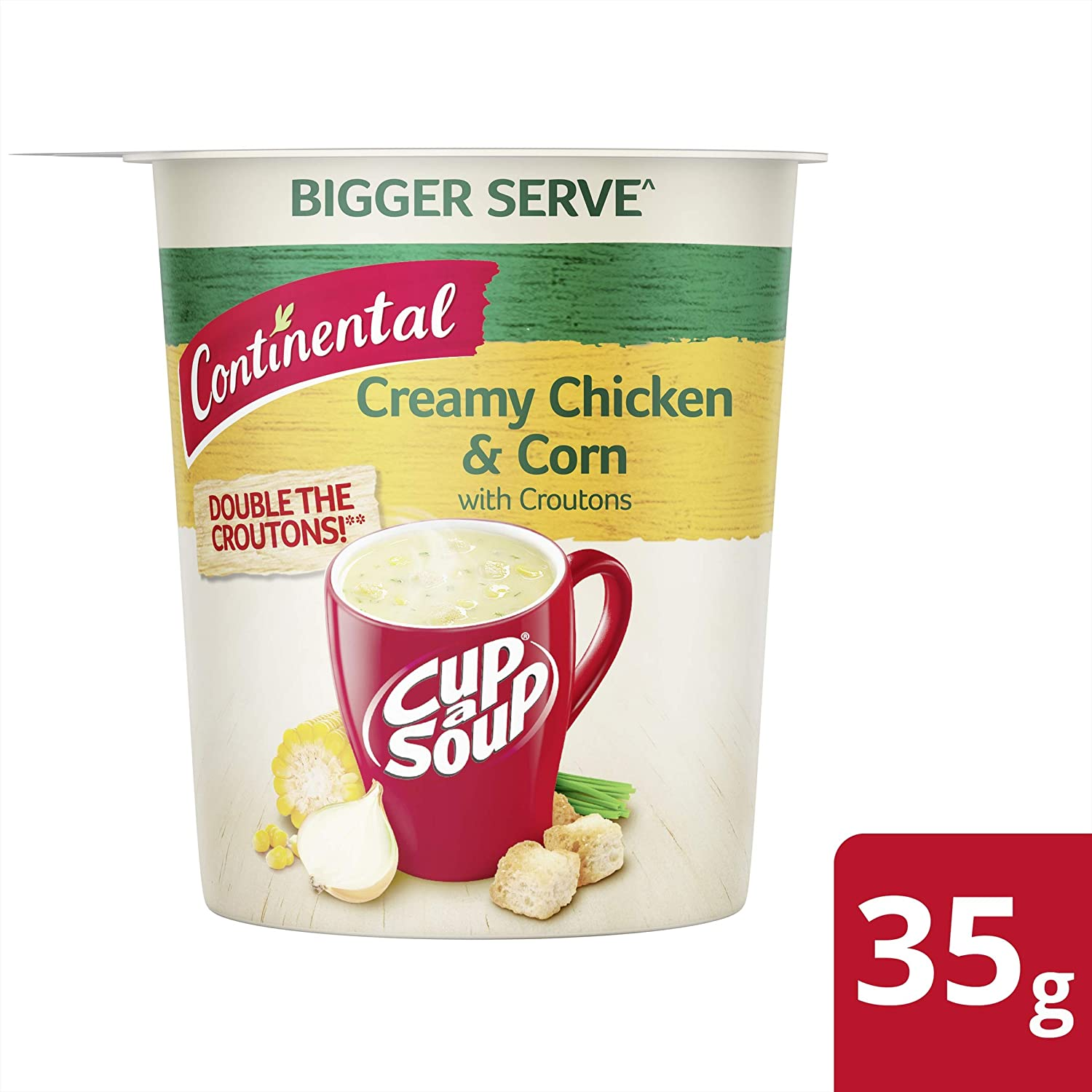Continental Creamy Chicken and Corn with Croutons Cup a Soup 35 G image number 1
