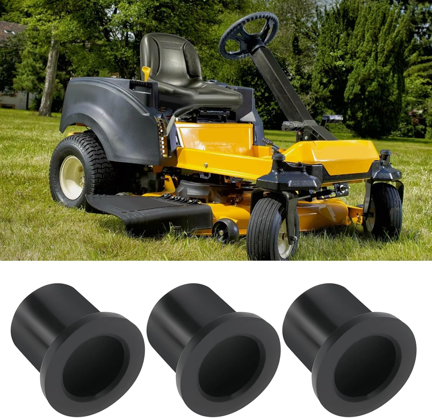 OTOTEC 8Pcs Flange Bushing Replacement Part 741-0487C 941-0487A 741-0313 741-0487 Compatible with Cub Cadet Compatible with MTD image number 3