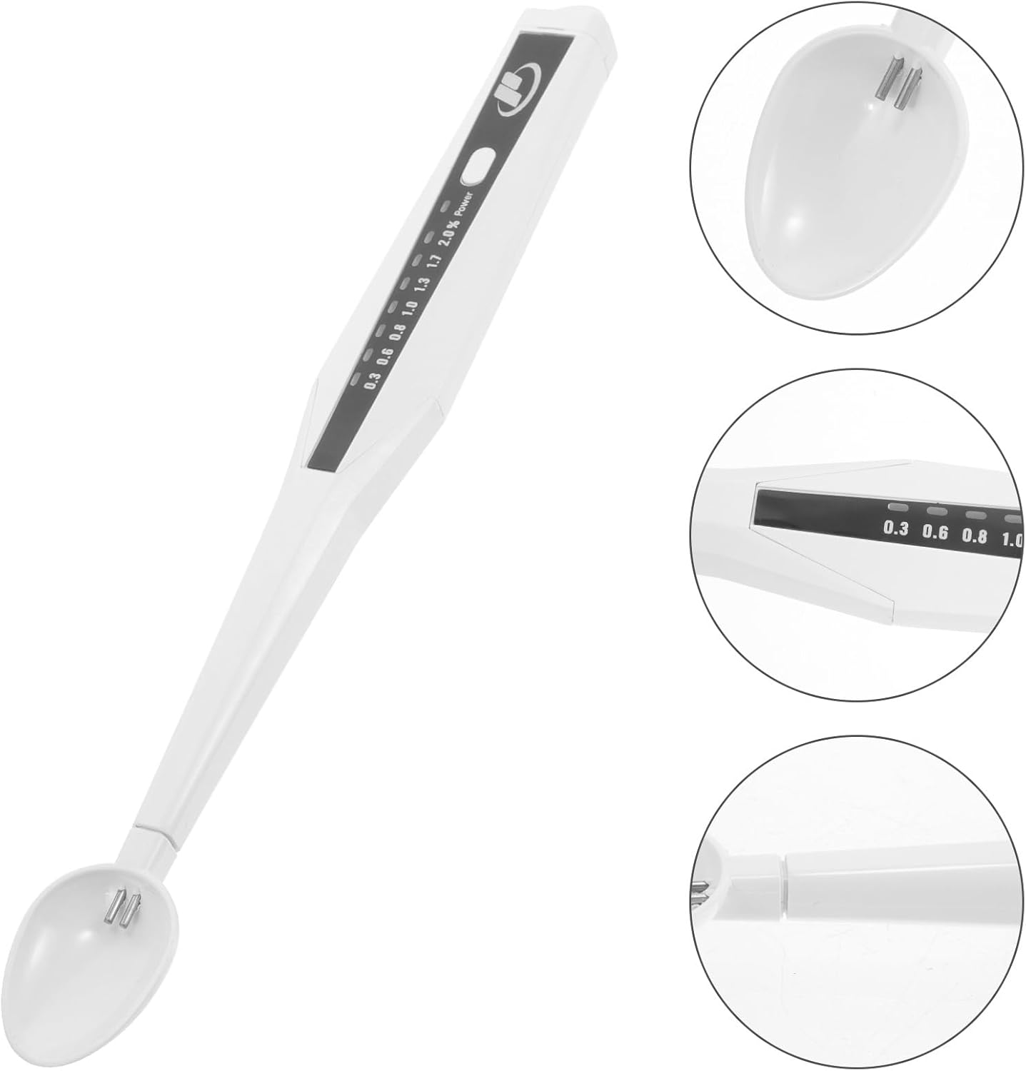 JECOMPRIS Digital Salinity Tester LED Food Salinometer Accurate Food Liquid Salinity Meter for Cooking image number 1