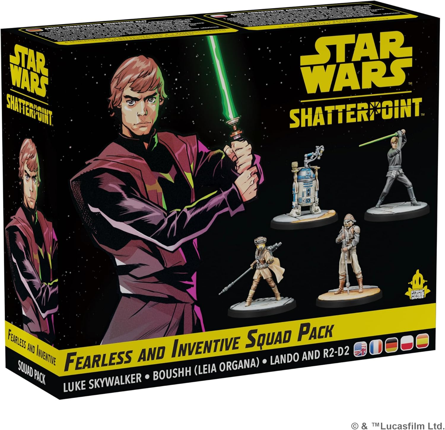 Atomic Mass Games Star Wars: Shatterpoint - Fearless and Inventive Squad Pack Tabletop Miniatures Game image number 1