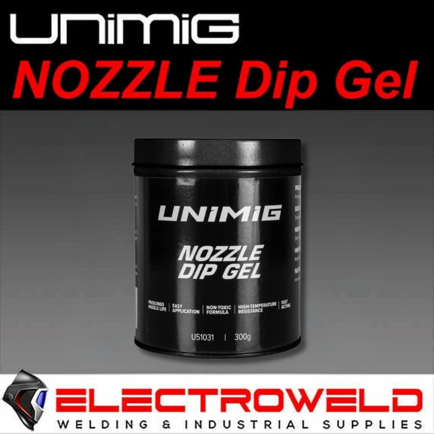 UNIMIG Nozzle Tip Dip Gel 400G, anti Spatter Mig Welding Torch, Water Soluble Tin 800055, 1 X 400G image number 4