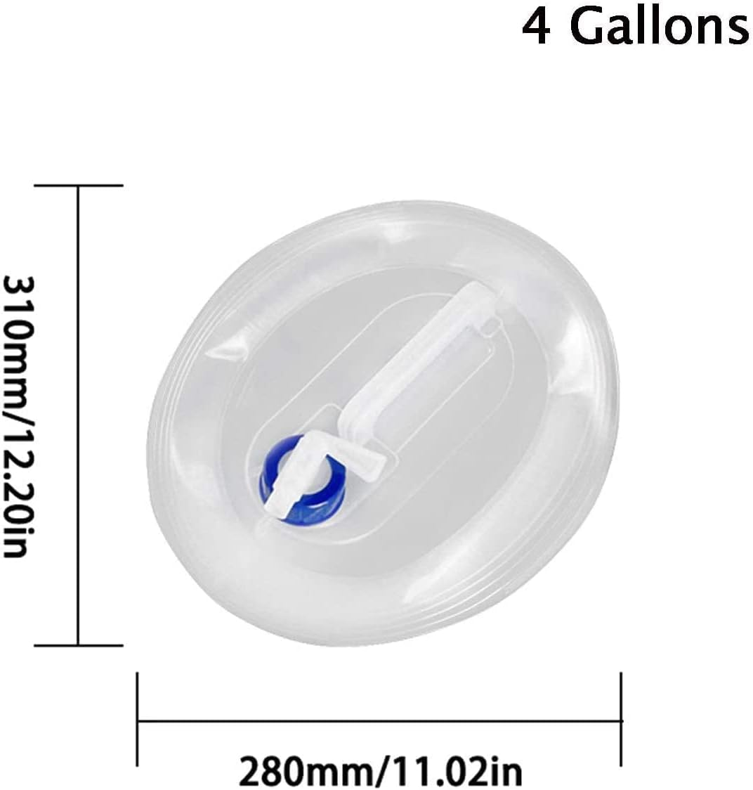 Collapsible Water Container,Portable Water Container Storage Carrier Bag,Collapsible Emergency Water Jug Container Bag,Camping Water Storage Camp Water Jug Carrier Jug for Outdoor Hiking,2.6Gal(10L) image number 4