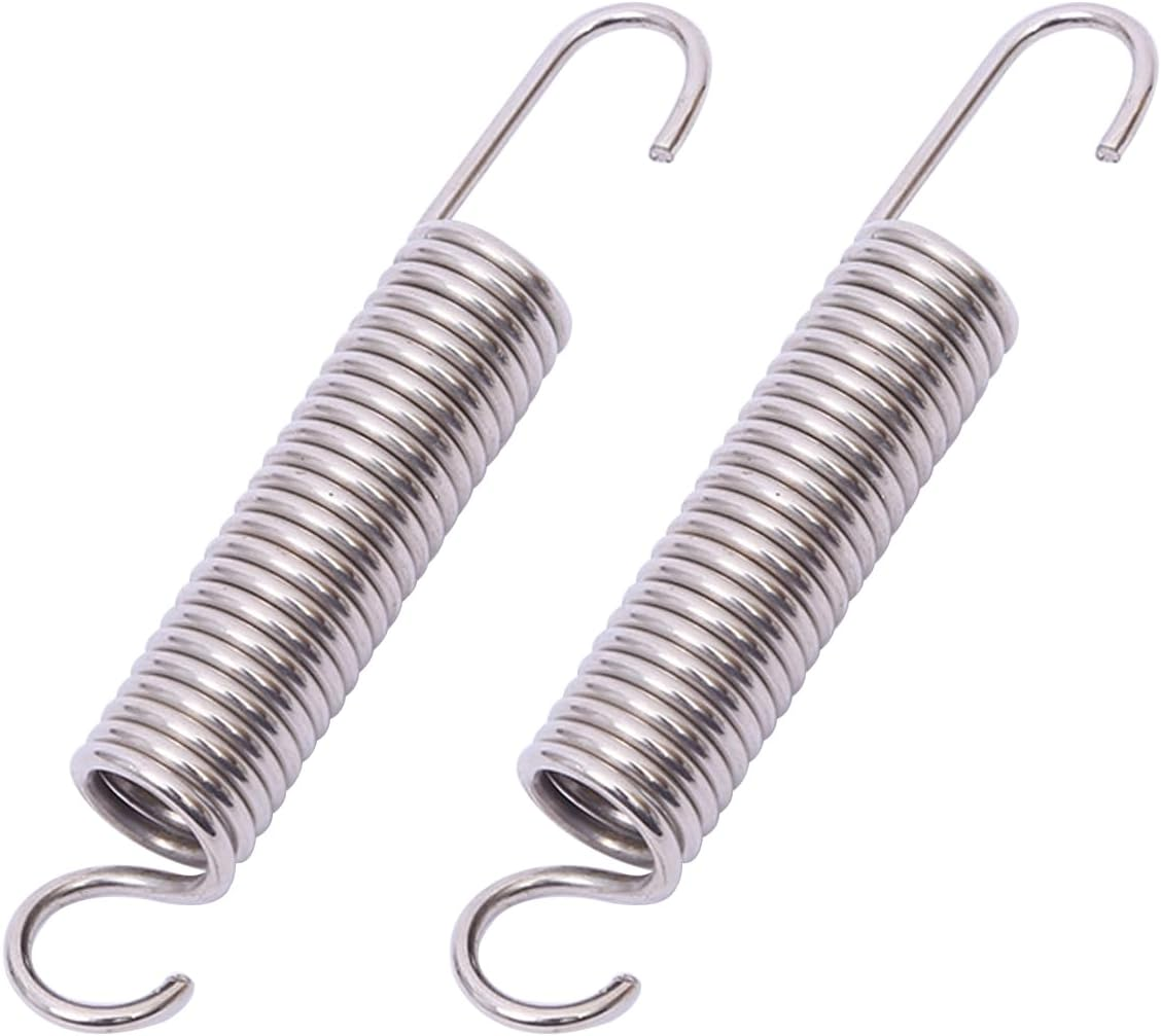 2 Pack Recliner Extension Springs,9 Cm Long Neck Hooked Mechanism, Furniture Replacement Parts image number 6