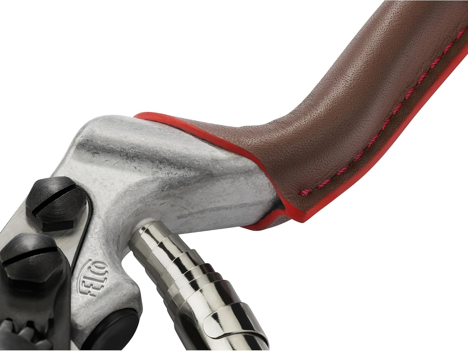 FELCO 8 ELITE Pruning Shears &ndash; 8.3" Swiss-Made Garden Clippers with Leather-Wrapped Handle for Large Right Hand | Hand Pruners for Gardening | Garden Tool Cutter with Bypass Blade, Carbon Steel image number 1