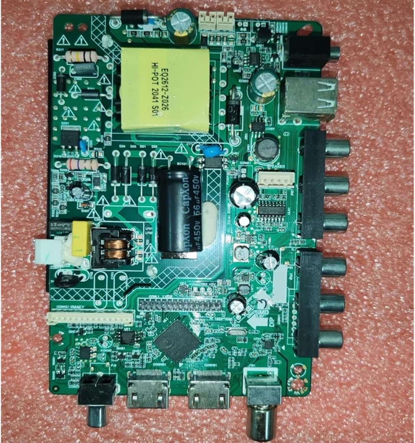 TV Motherboard Replacement Spare Parts, Compatible for Zp.A53Rl.818, 3-In-1 TV Motherboard for 2Av 35-58V 600MA 25W TV Accessories