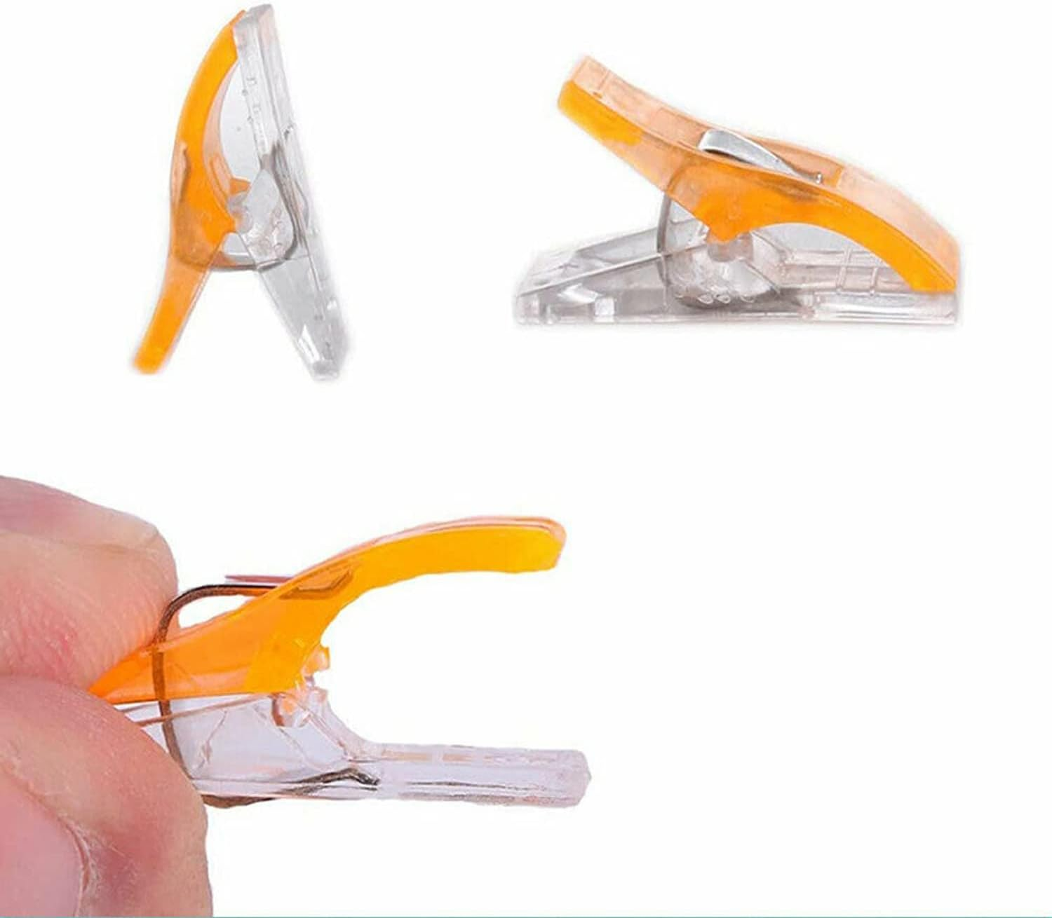 Durable Multipurpose Sewing Clips - 100PCS No-Pin Fabric Clips for Quilting, Sewing & DIY Crafts