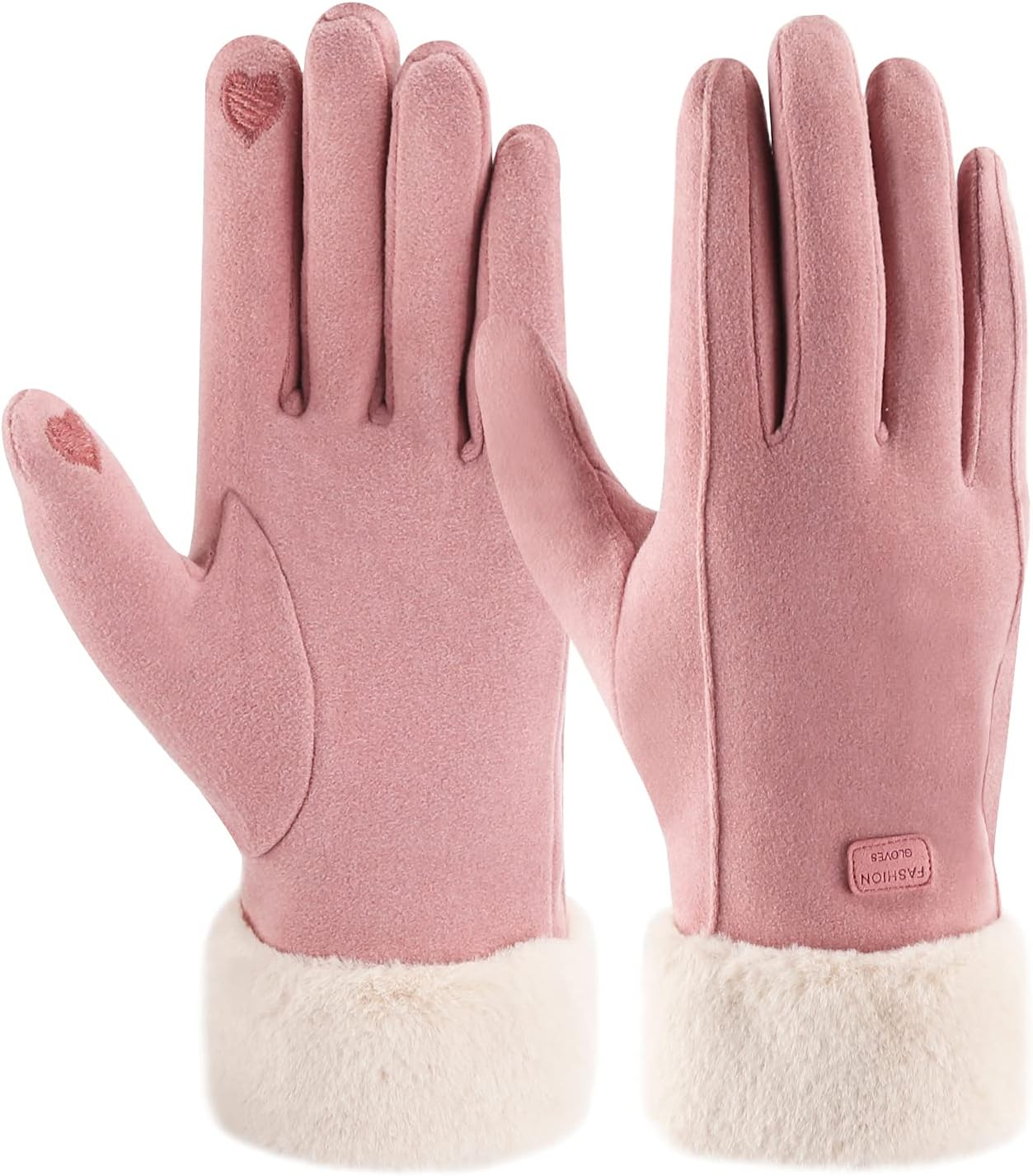 Womens Winter Warm Touchscreen Texting Gloves with Thermal Fleece Lined for Cold Weather