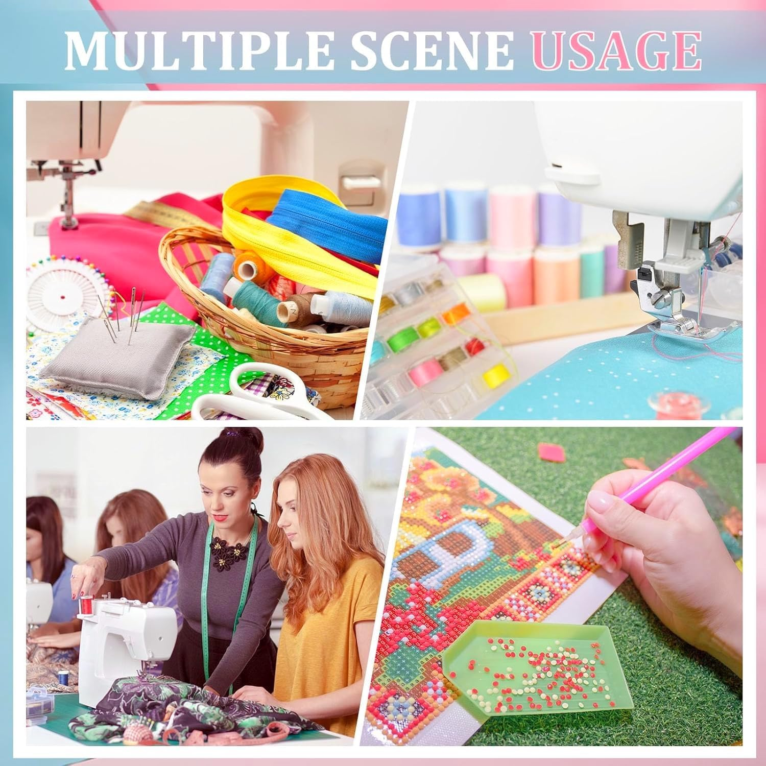 3 Pcs A3 Project Bag Mesh Zipper Pouch for Quilting Craft Storage for Quilters Clear Mesh Design Art Supply Bag Artwork Storage Organize for Artworks Charts and Teaching Material Multipurpose image number 3