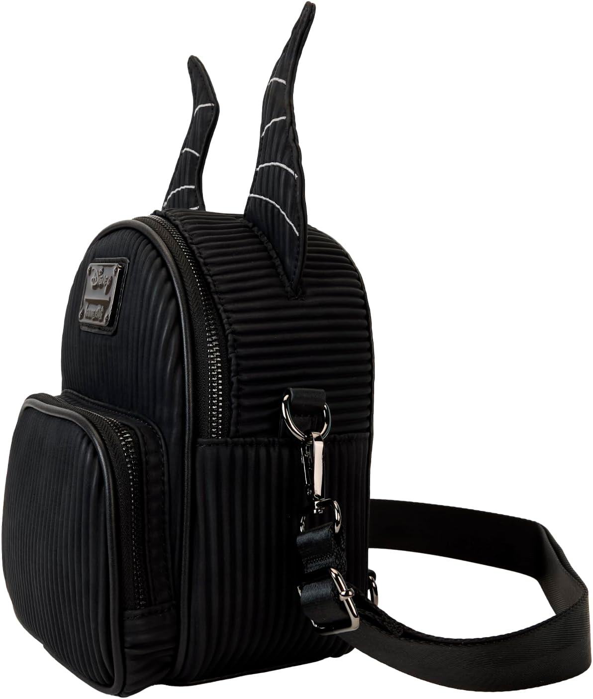 Loungefly Disney Villains Malificent Convertible Mini Backpack, Multi, Mini image number 3