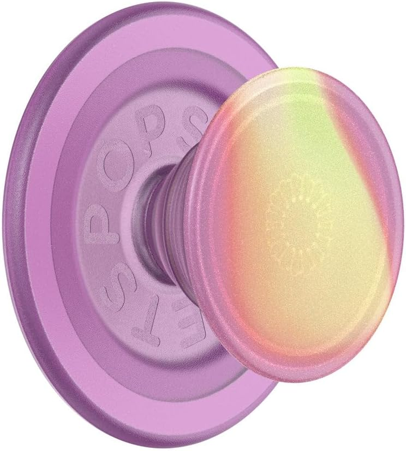 Popsockets: Popgrip round for Magsafe - Adapter Ring for Magsafe Included - Expanding Phone Stand and Grip with a Swappable Top for Smartphones and Cases - Aurange image number 2