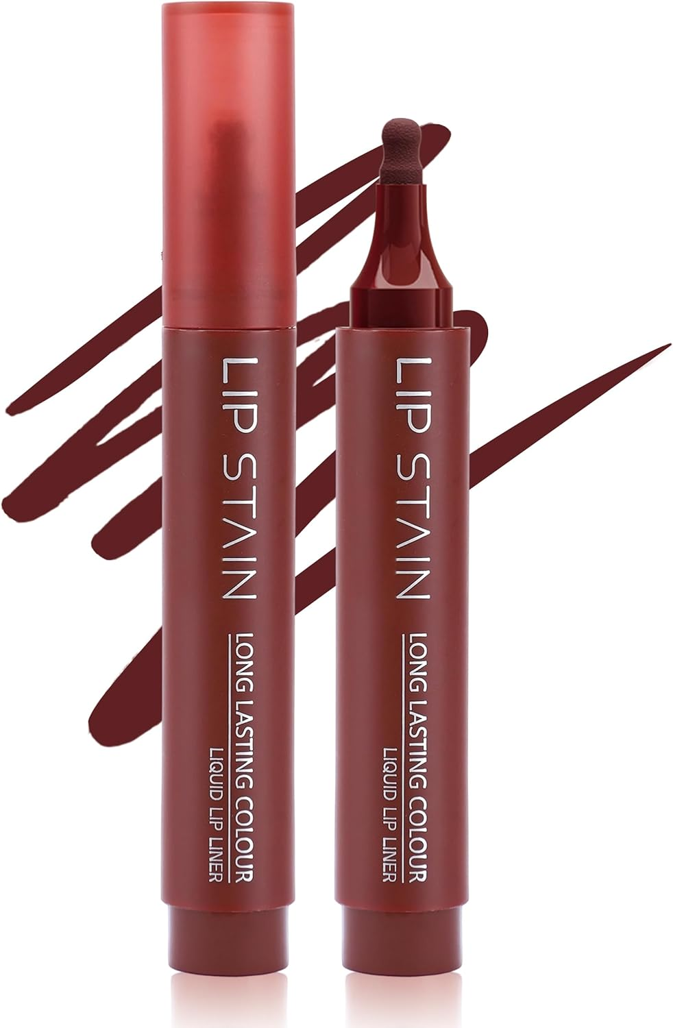 Erinde Tattoo Lip Liner Mat, Waterproof Lip Marker, Long-Lasting and Highly Pigmented, Precise Tip for Defined Lip Contours, No Transfer & Smudgeproof, Nude Lip Liner #06 image number 1