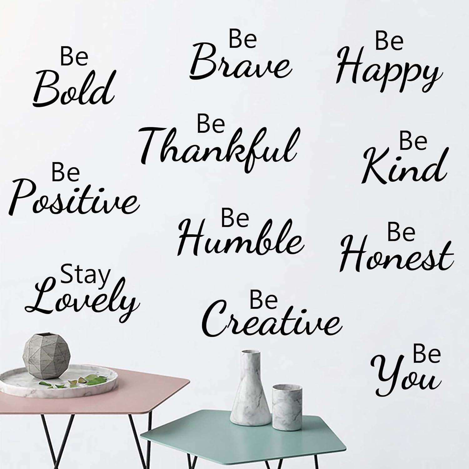 Inspirational Wall Decals Quotes Motivational Sayings Wall Stickers Positive Quotes Lettering Wall Decor Stickers for Home Bedroom Library School Classroom Office Family Wall Art Decoration image number 5