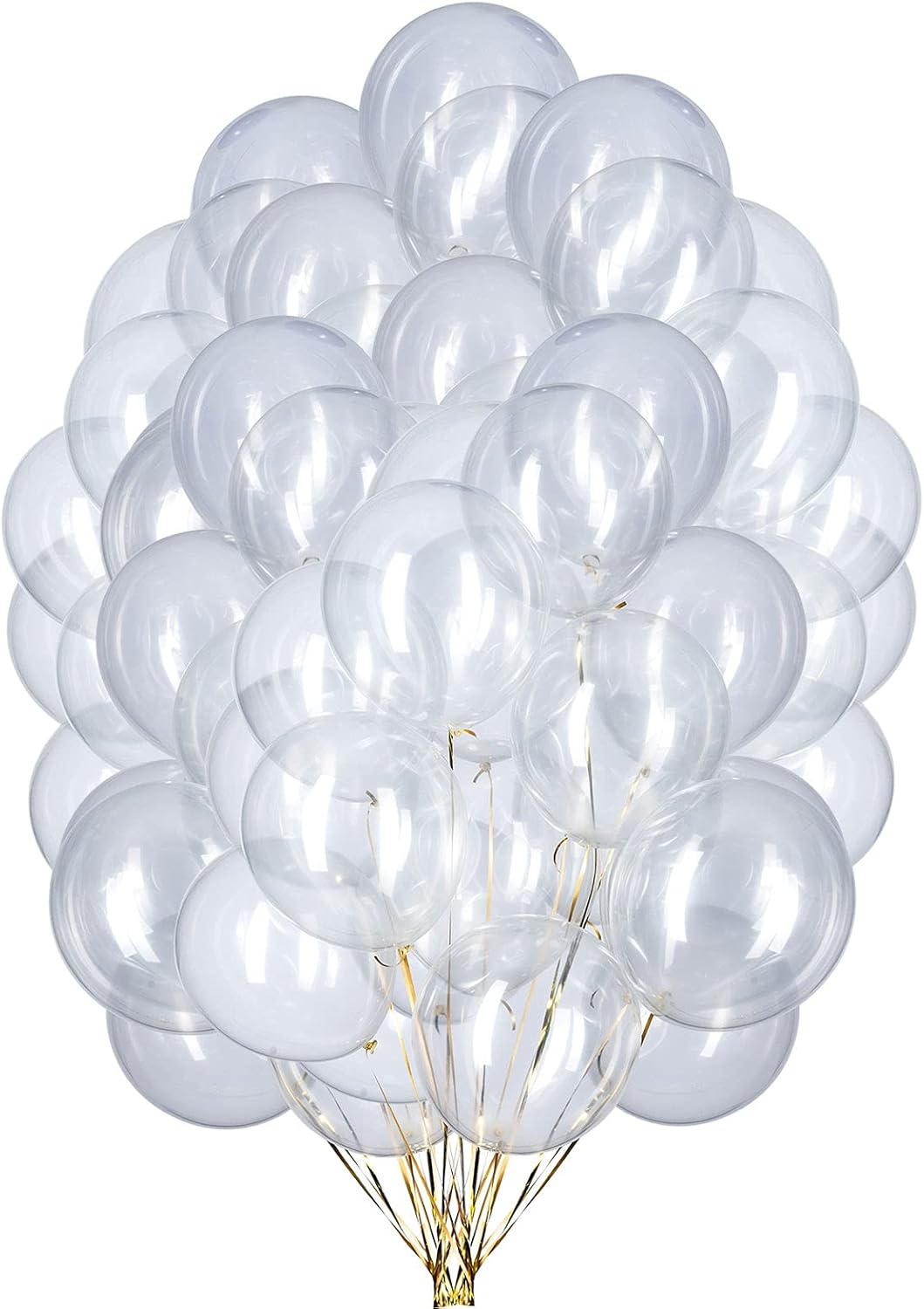 Aimto Clear Balloon Boxes for Party Decorations - Black - 4Pcs