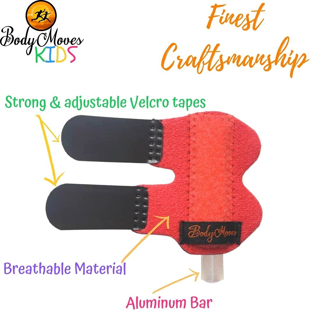 Bodymoves Finger Splints for Teens and Little Pinky Mallet Broken Trigger Finger Post Operative Care (Rosy Red) image number 6