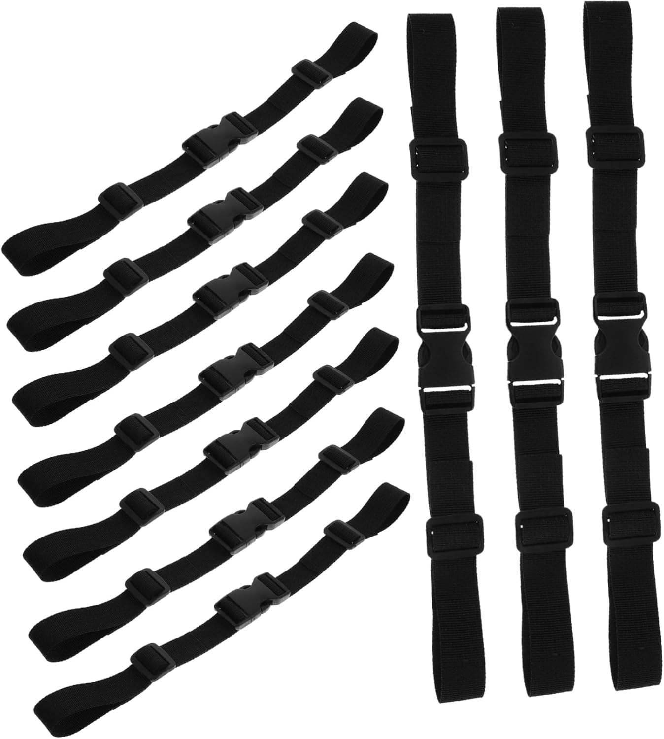 LOORGVEL 10Pcs Adjustable Backpack Chest Straps for Non Slip Design Quick Release Buckle for School Travel and Outdoor Activities Spine Protection and Stability image number 5