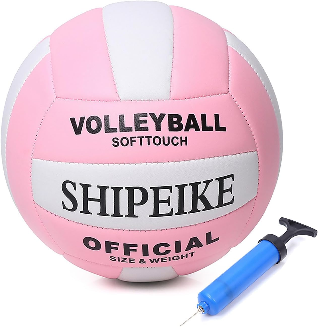 ABAJI Volleyball Official Ball Thicker PU Waterproof Anti-Explosion 15+ Years Kids Girls Boys Indoor Training Game Outdoor Sand Beach Pool Play Pump Needle