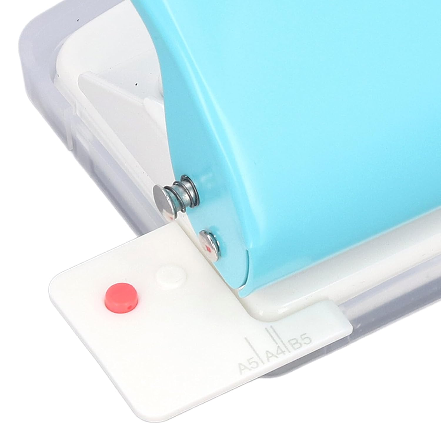 Paper Binding Machine, Handheld Spiral Binder, A4-A7 Compatible, Light Blue