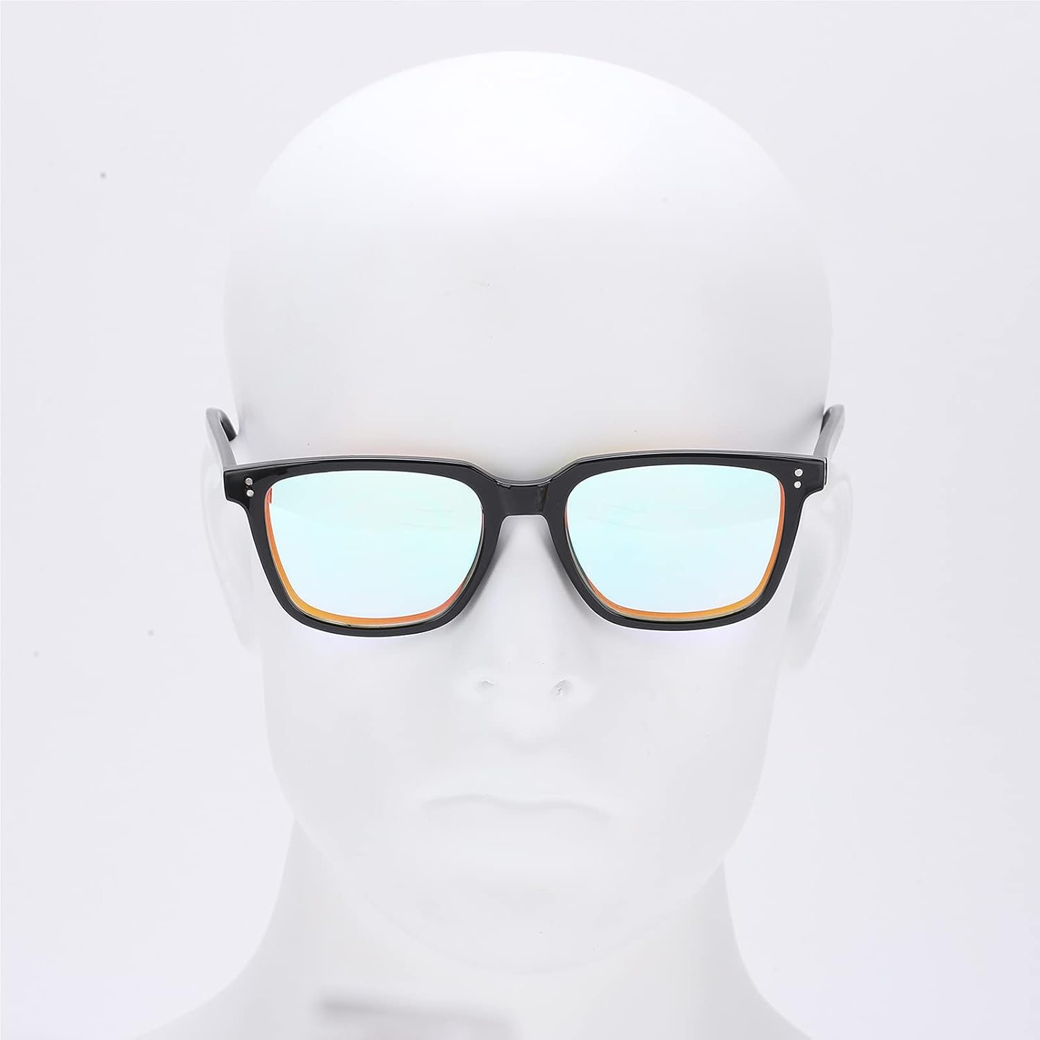 Color Blind Glasses, Full Frame UV400 Waterproof Red Green Colorblind Glasses, Colorblindness Correction Glasses for Men/Women, High Contrast Blind Correcting Glasses with Storage Case image number 3