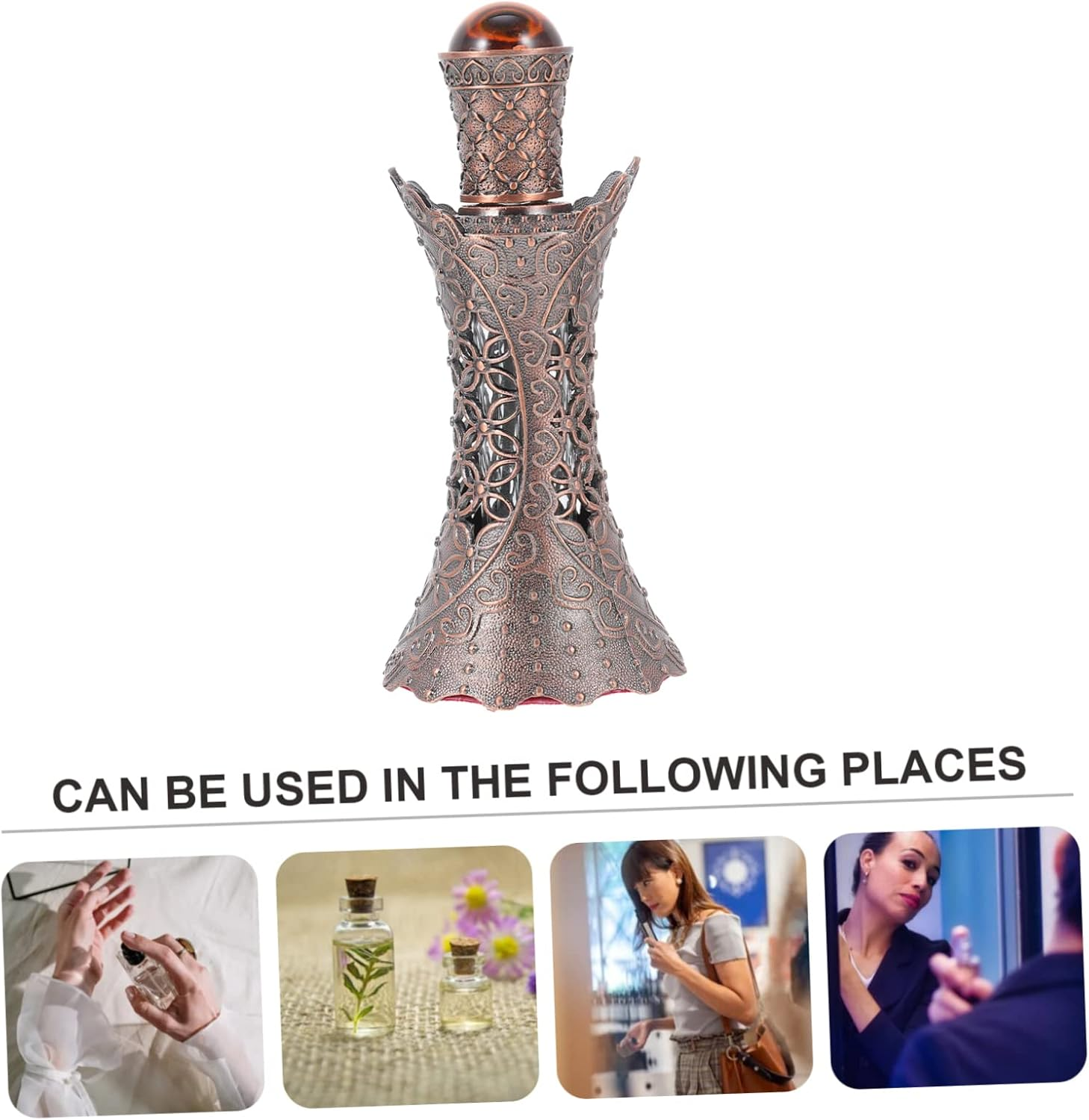 Aroma Bottle Empty Perfume Sub Bottle for Delicate Aroma Diffuser for Travel Spray and Oil Storage image number 6