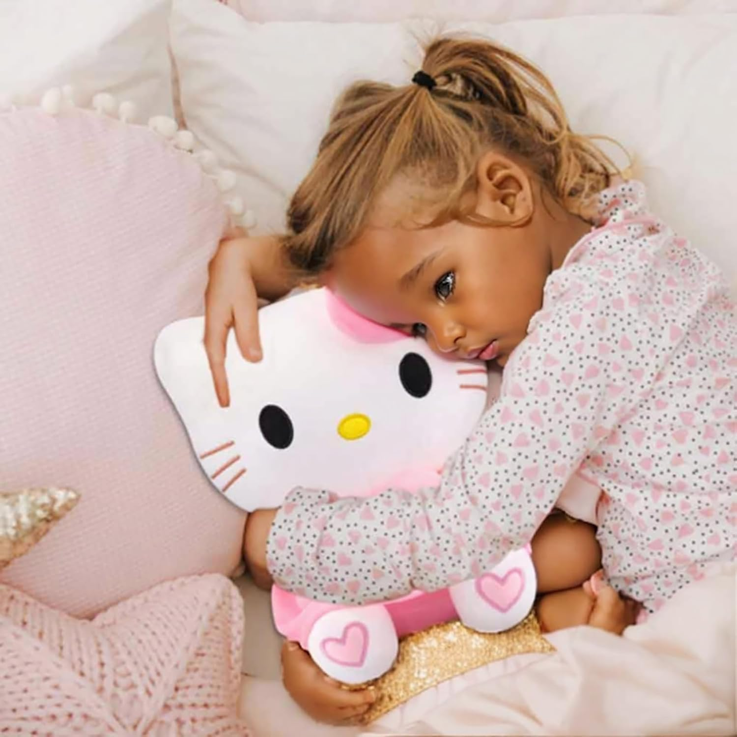 Kitty Cat Plush Toys, Pillow Plush, Soft Doll Toys, Stuffed Animals Toy Birthday Gifts for Girls Kids (Heart) image number 4