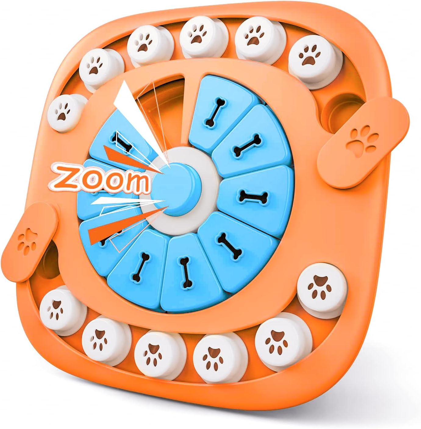 Dog Puzzle Toys,Interactive Treat Puzzle Dog Toy for IQ Training & Mental Stimulating,Treat Puzzle Dispensing with Squeaky Design for Large Medium Small Smart Dogs image number 3