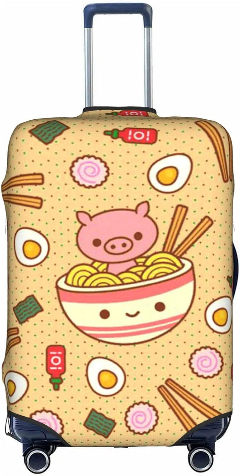 Delicious Sweet Ramen Luggage Cover Anti-Scratch Suitcase Protector Fits 18-32 Inch Luggage image number 4