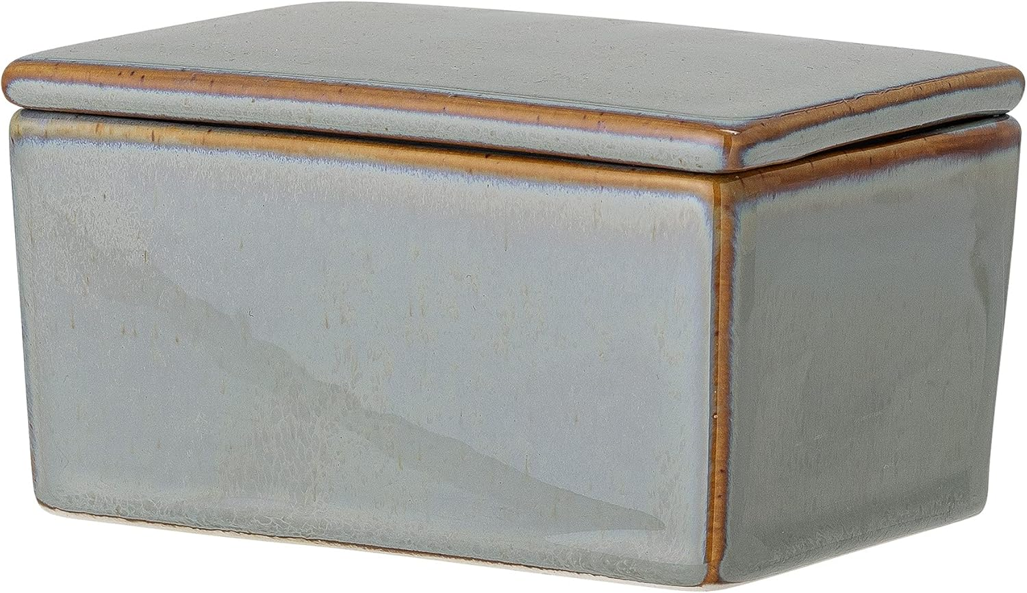 Bloomingville Pixie Butter Dish Green Ceramic image number 5