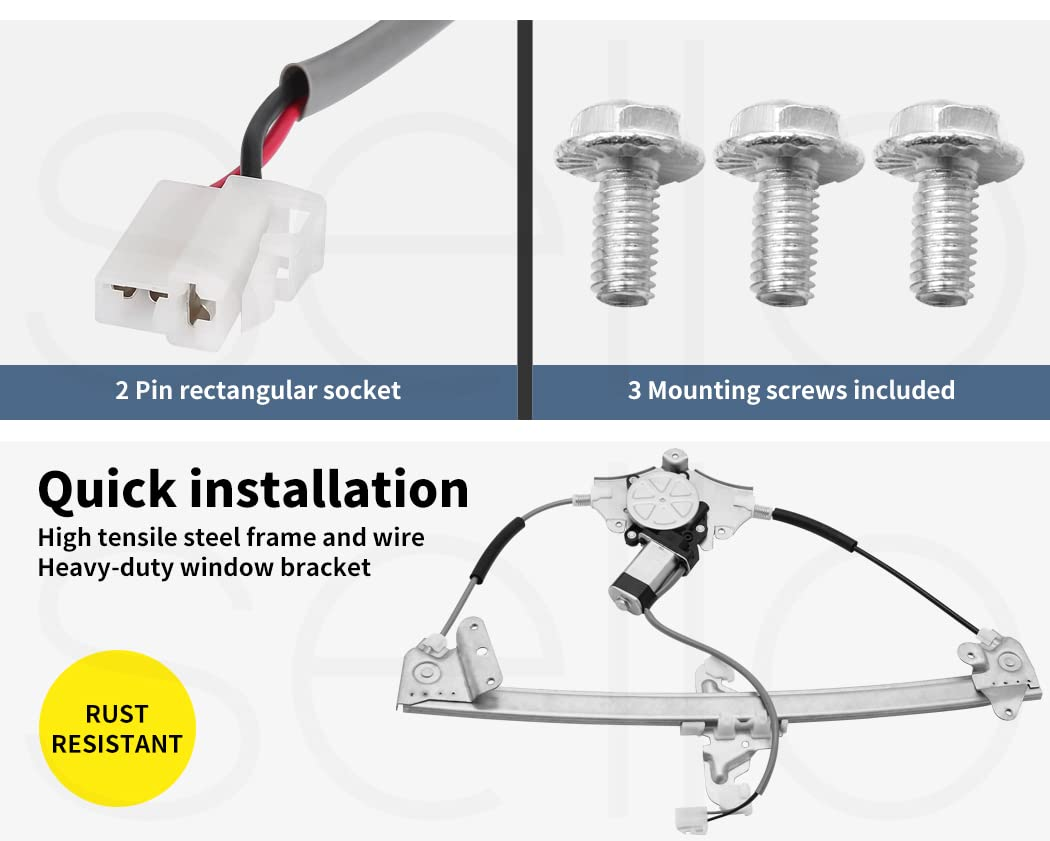 Manan Electric Window Regulator RH Rront Right Motor for Ford Falcon AU BA BF image number 5