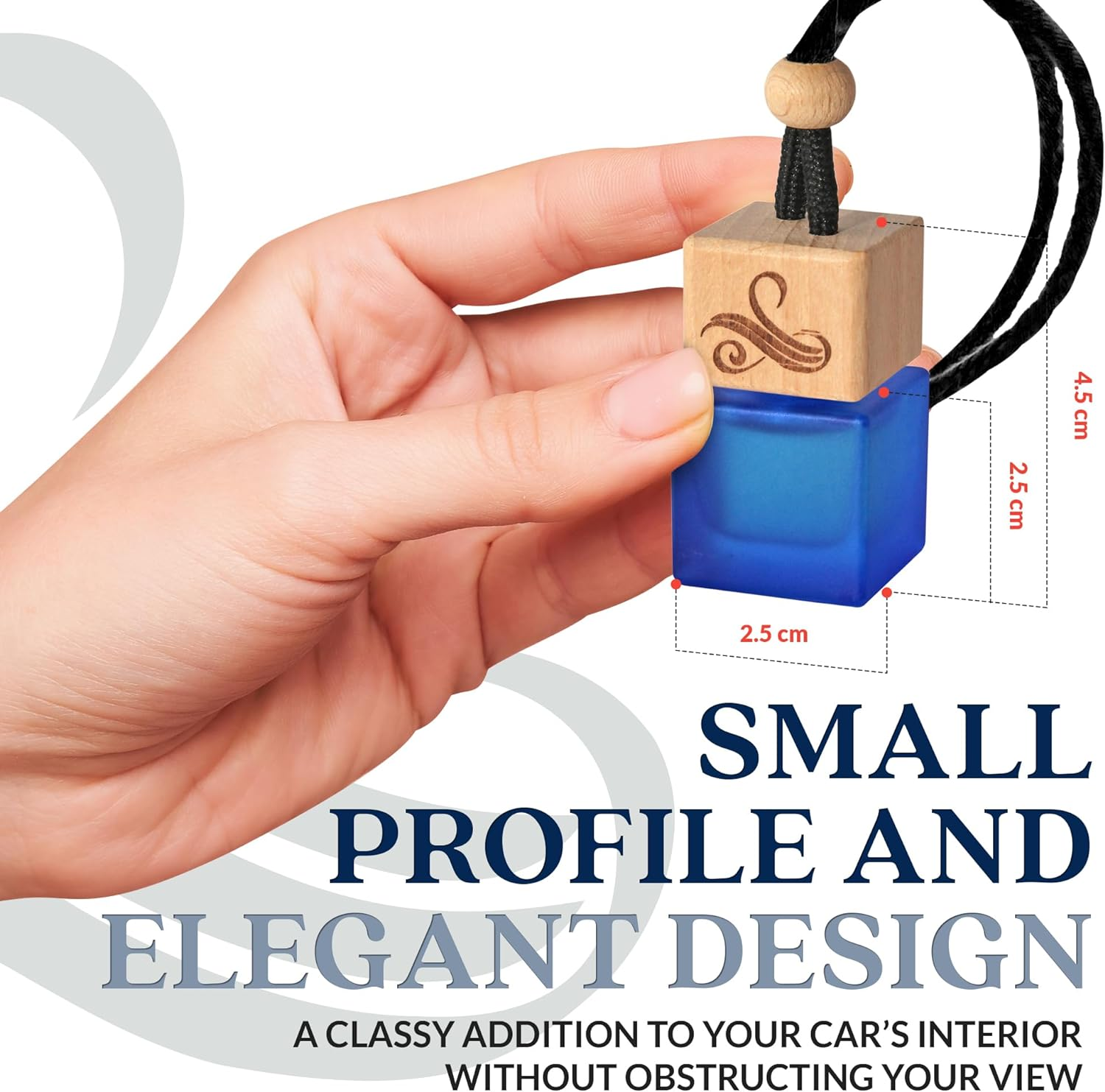 Savage Car Air Freshener for Men with Vent Clip | Car Scents Air Freshener with Sauvage Fragrance | Strong Car Perfume Air Freshener | Odour Eliminating Car Air Fresheners by Perfa, Blue image number 3