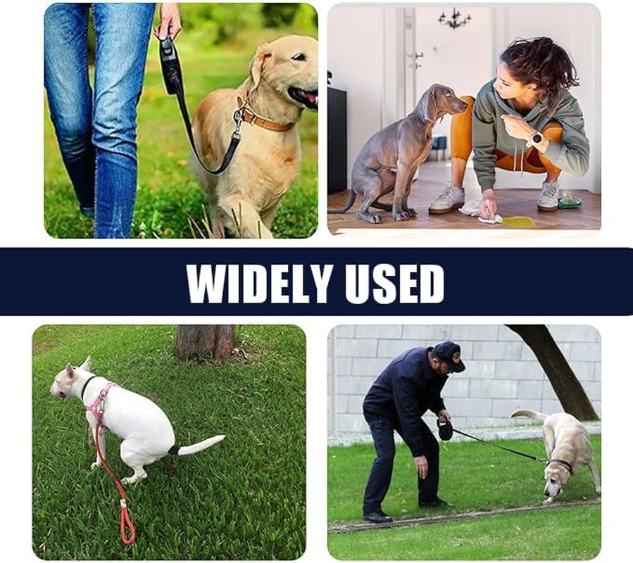 WEZCHUGHAOL Dog Poop Bag Holder for Leash, 2 Packs Mesh Dog Waste Bag Dispenser with Zipper &ndash; Large Capacity Poop Bag Carrier, Fits Any Dog Leash (Navy Blue) image number 1