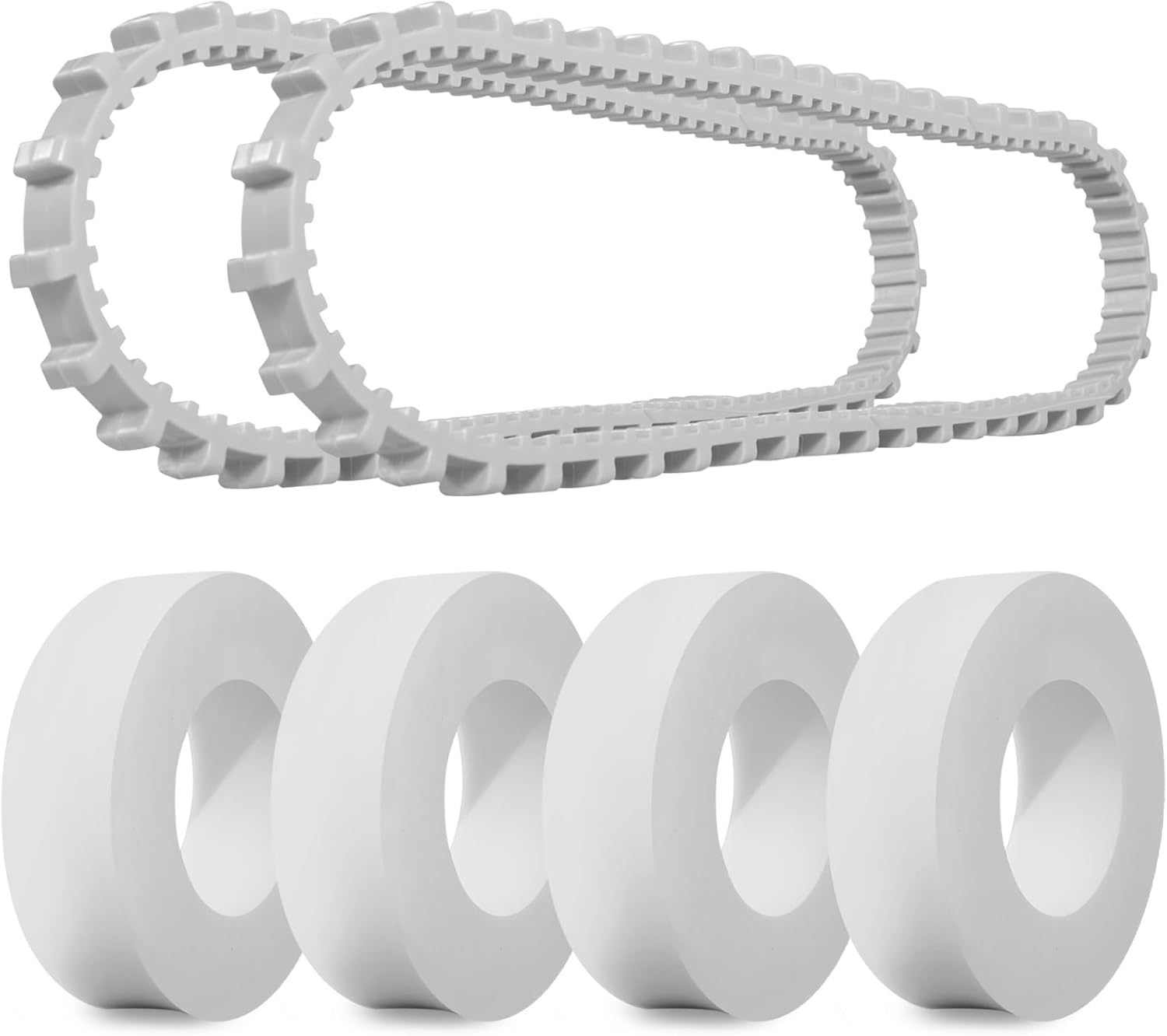 9985006-R2 Track and Climbing Rings 6101611-R4 Replacement Parts Compatible with Maytronics Dolphin Nautilus Cc plus Robotic Pool Robot (6 Pack) image number 6