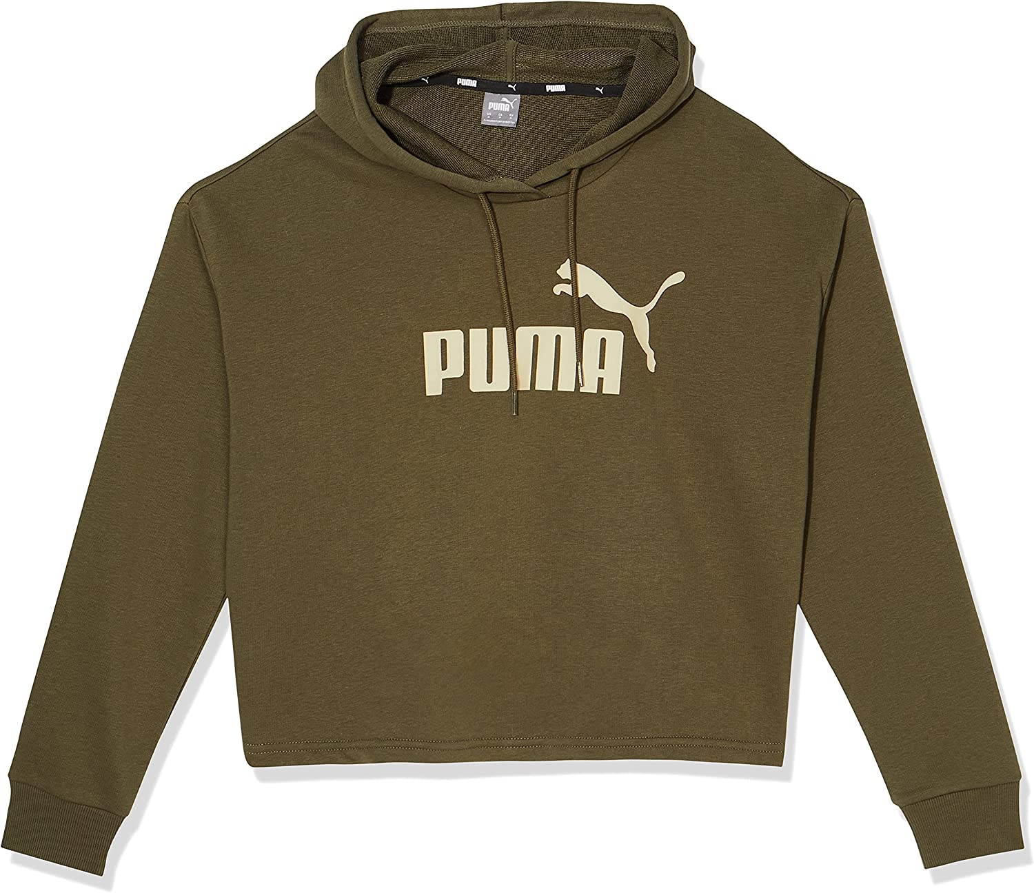 PUMA Women'S Essential Cropped Logo Hoodie