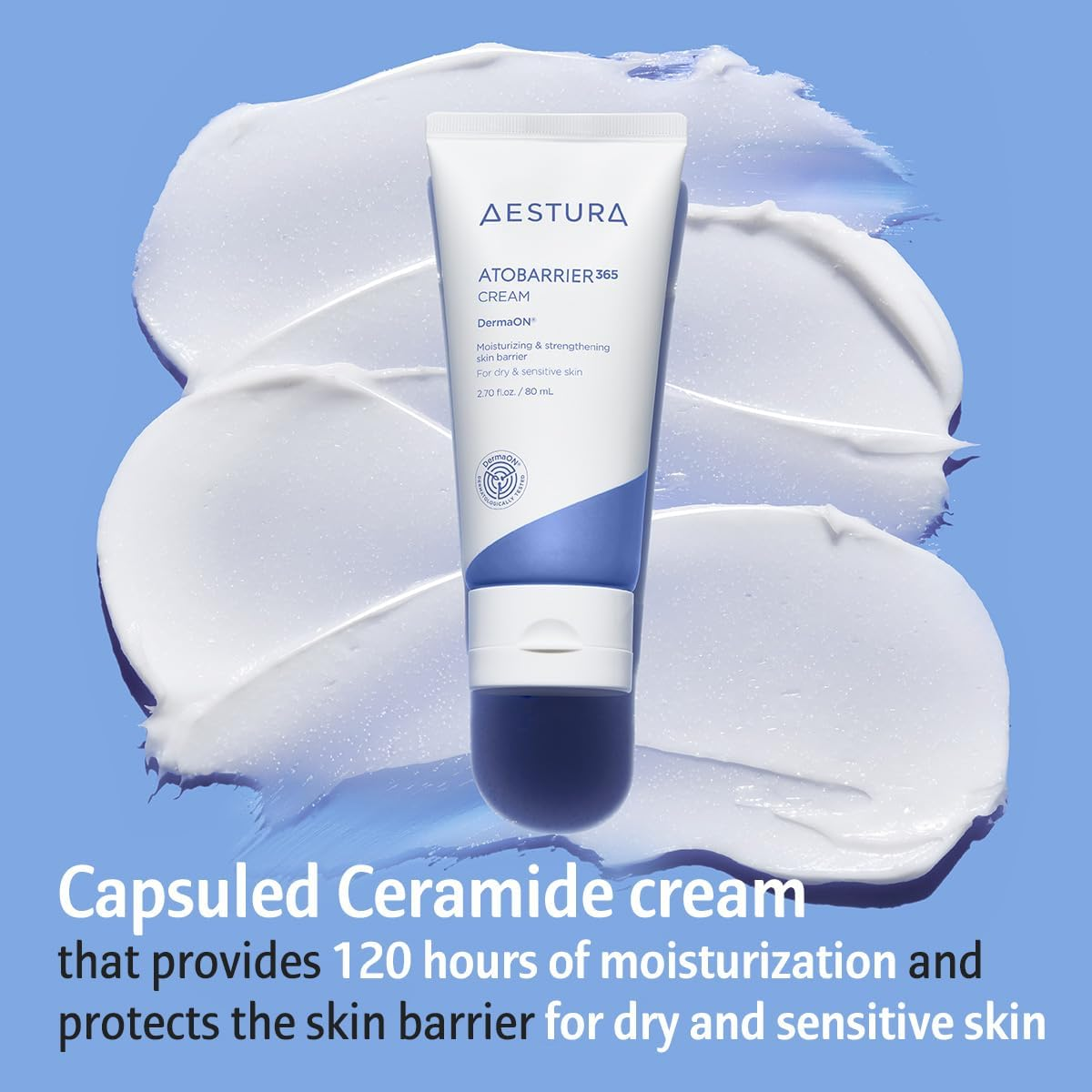 AESTURA ATOBARRIER 365 Cream with Ceramide, 100-Hour Lasting Face Moisturiser, Variation (45Ml) image number 6