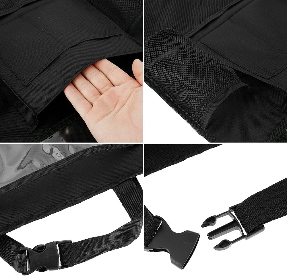 Car Organiser,Car Backseat Organiser,Car Seat Back Storage Organizer with 6 Pockets,600D Oxford Cloth Car Storage Organiser for Toy Bottle Book Drink Kids Toddler Travel Accessories (1PCS) image number 5