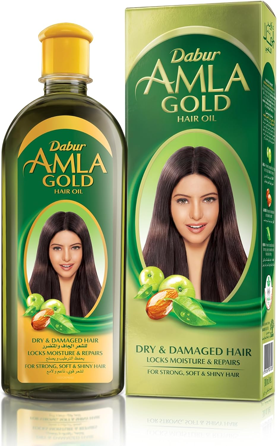 Dabur Amla Gold Hair Oil, 300 Ml (Pack of 1) image number 4