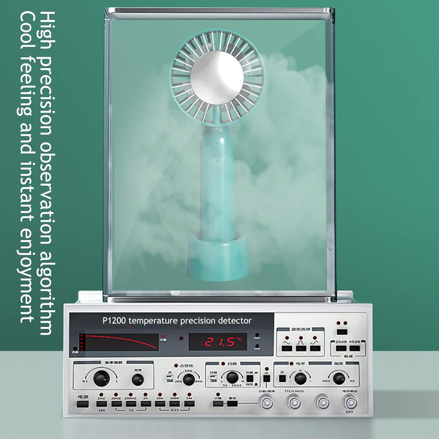 Mini Handheld Fan, Portable Makeup Eyelash Fan Rechargeable Personal Electric Small Fan Reusable Quiet Fan Durable Pocket Hand Fan for Outdoor Activities/562 (Color : White) image number 4