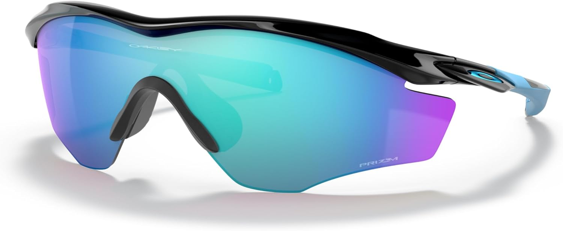 OAKLEY M2 Frame XL Non Polarised Sunglasses, 0OO9343, Polished Black & Prizm Sapphire, 45Mm image number 3