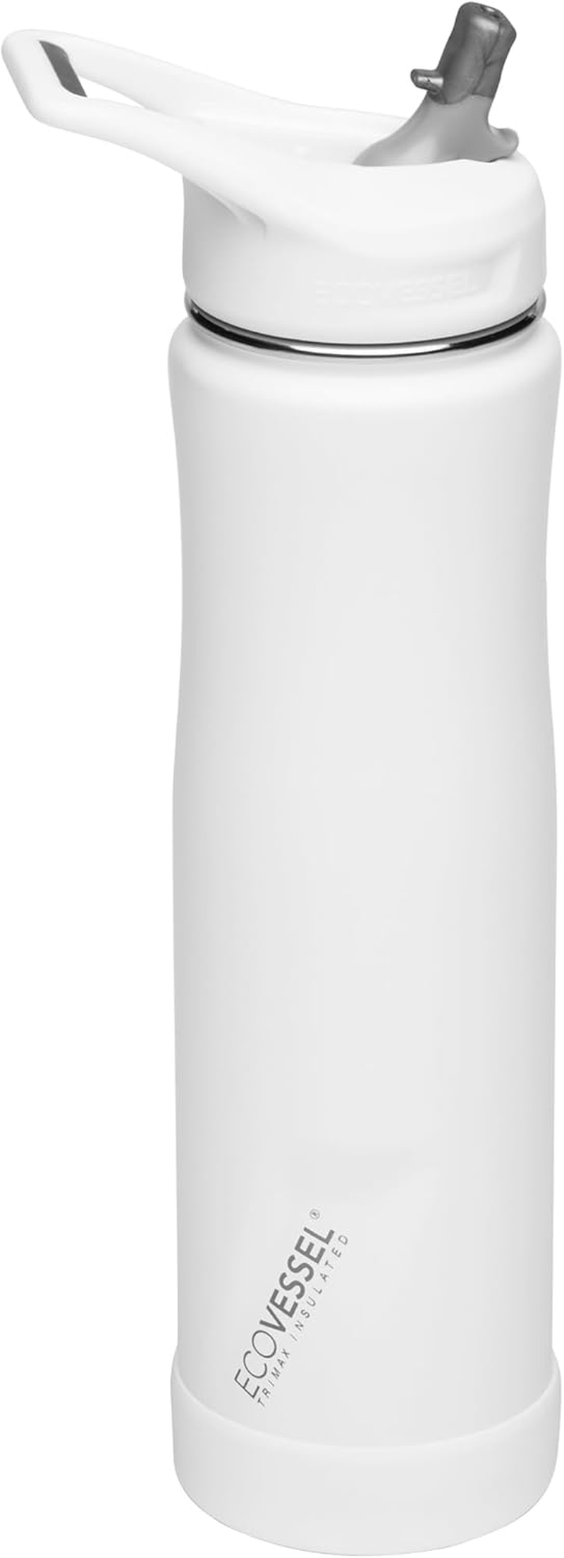 Ecovessel Summit Trimax Triple Insulated Stainless Steel Water Bottle with Flip Straw - 24 Ounces