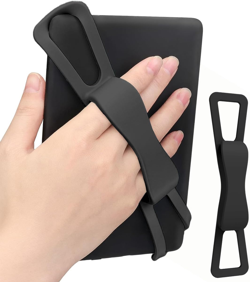 T Tersely 2025 Update Hand Strap for Kindle Paperwhite/Oasis (2018-2024),For Kobo Colour/Libra/Clara or Other E-Book, 6-8" Phones and Tablets, High-Elasticity, Non-Slip, Easy to Remove