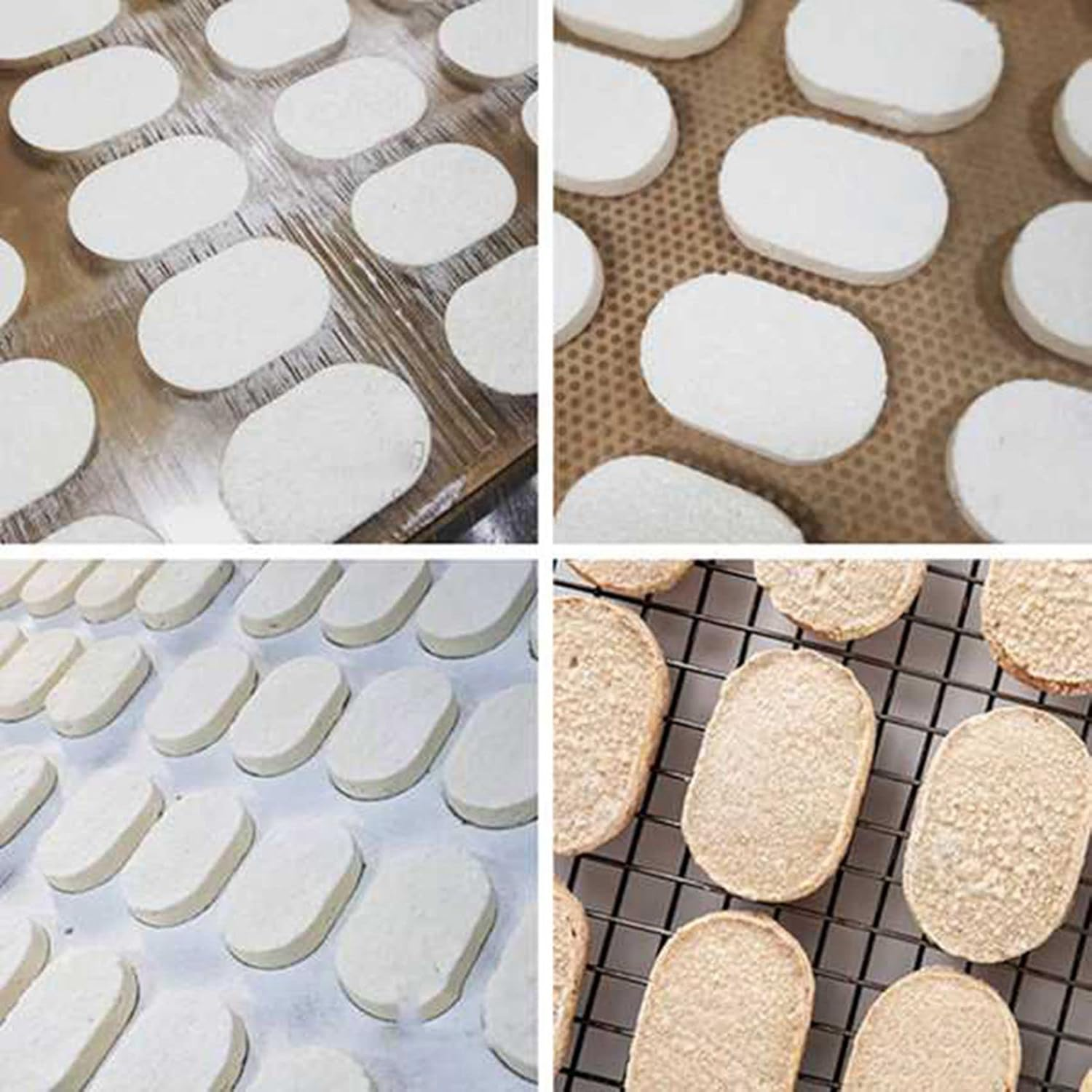 3X Clear Polycarbonate Dacquoise Cake Mold Oval Dakovaz Macaron Mould Cake Decorating Tool Bakeware image number 5