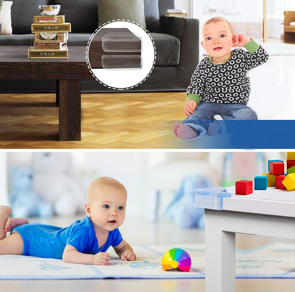 24 Pcs Corner Protectors Guards,Edge & Corner Guards,Baby Corner Protector,Protectors Guards,Furniture Edge Corner Safety Bumpers, Proof Bumper & Cushion to Cover Sharp Furniture & Table Edges image number 2