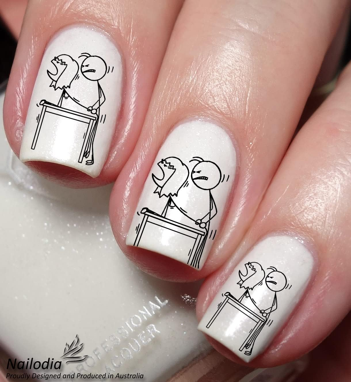 Sex Pose Nail Art Decal Sticker image number 4