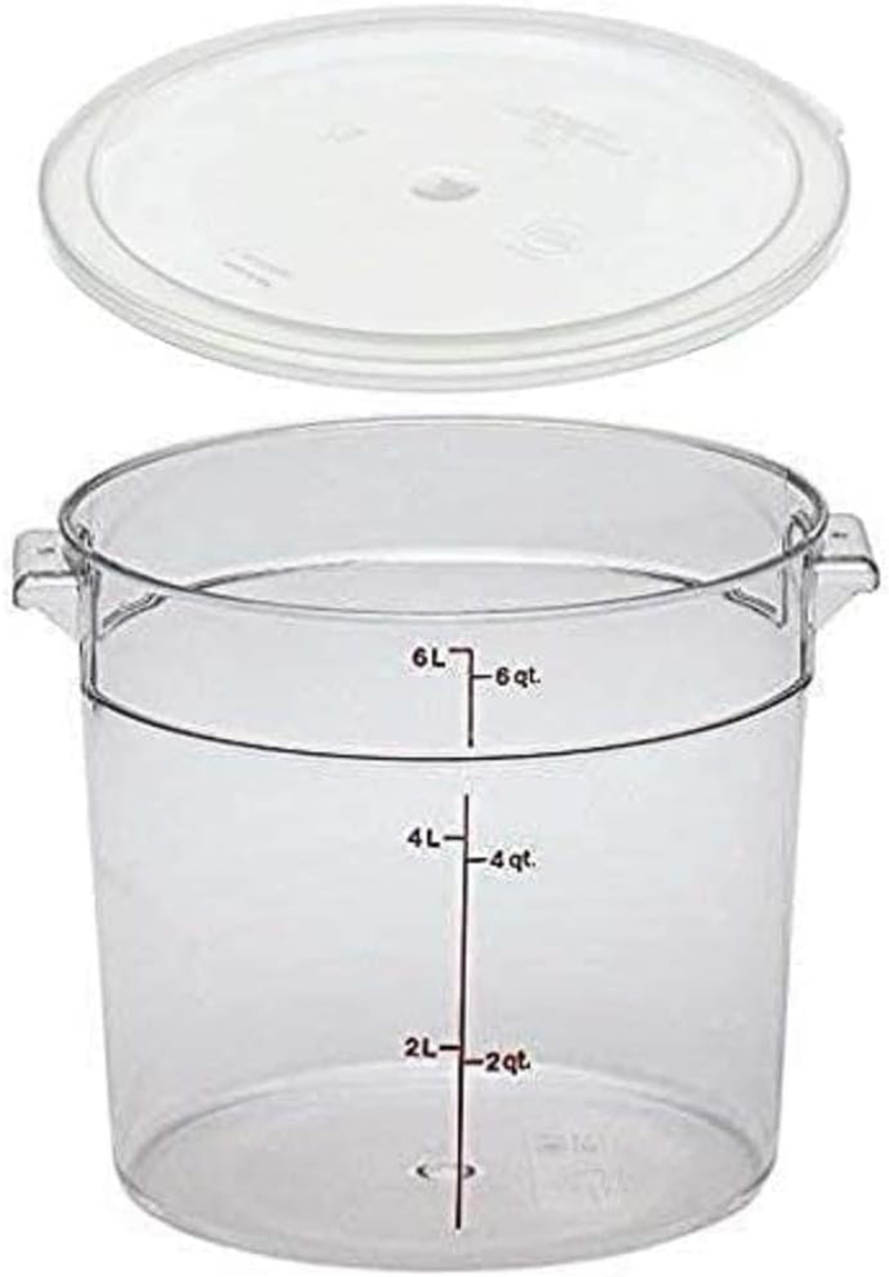 Camwear Polycarbonate round Food Storage Containers 12 Quart Clear image number 1