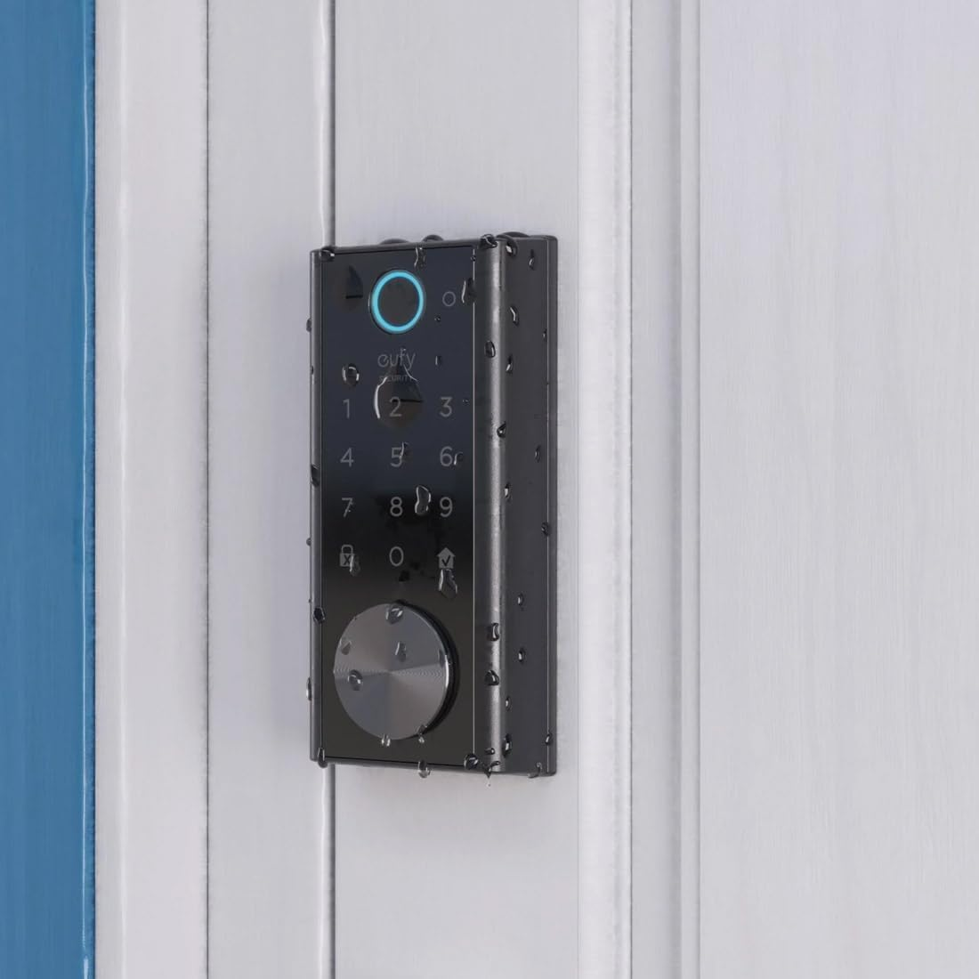 Eufy Security E130 Smart Lock Touch, Fingerprint Keyless Entry Door Lock, Bluetooth Electronic Deadbolt, Touchscreen Keypad, IP65 Weatherproofing, Compatible with Wi-Fi Bridge image number 1