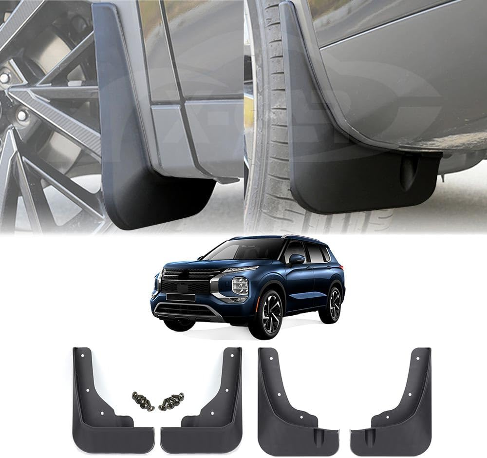 X-CAR Mud Flaps for Mitsubishi Outlander 2021-2024 Splash Guard Mudguard Fender Mudflaps image number 3